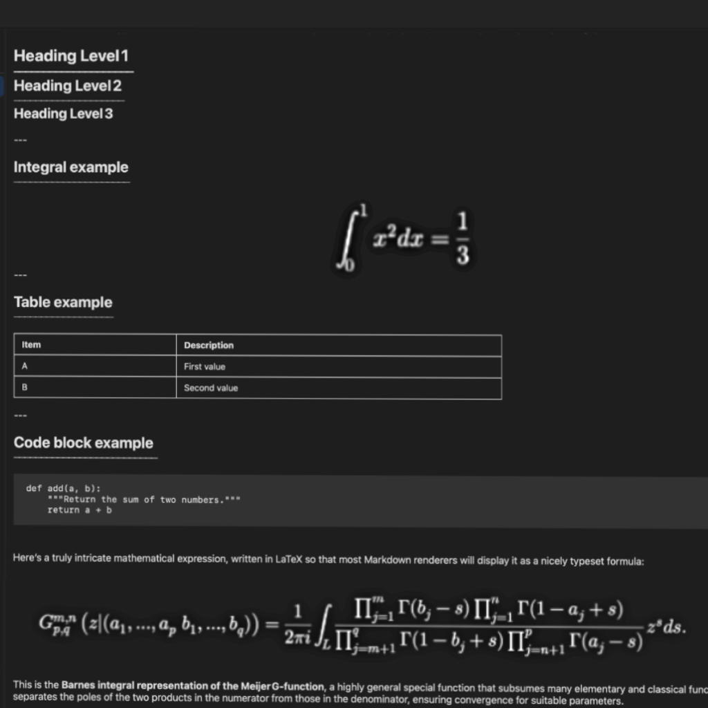 Clinical note generation example